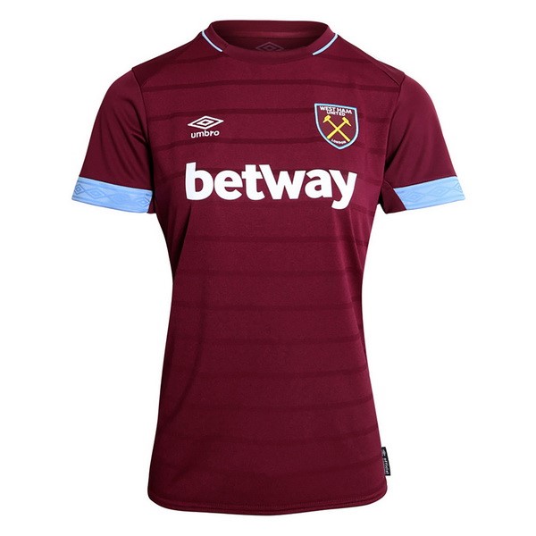 Camiseta West Ham United Primera Mujer 2018-2019 Rojo